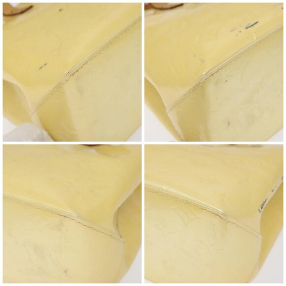 LOUIS VUITTON Monogram Vernis Reade PM Hand Bag Perle M91336 LV Auth 116705 - Picture 16 of 16